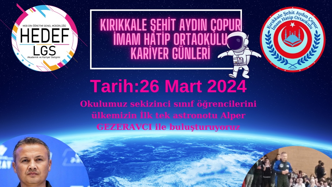 Astronot Alper GEZERAVCI ile Kariyer Günleri